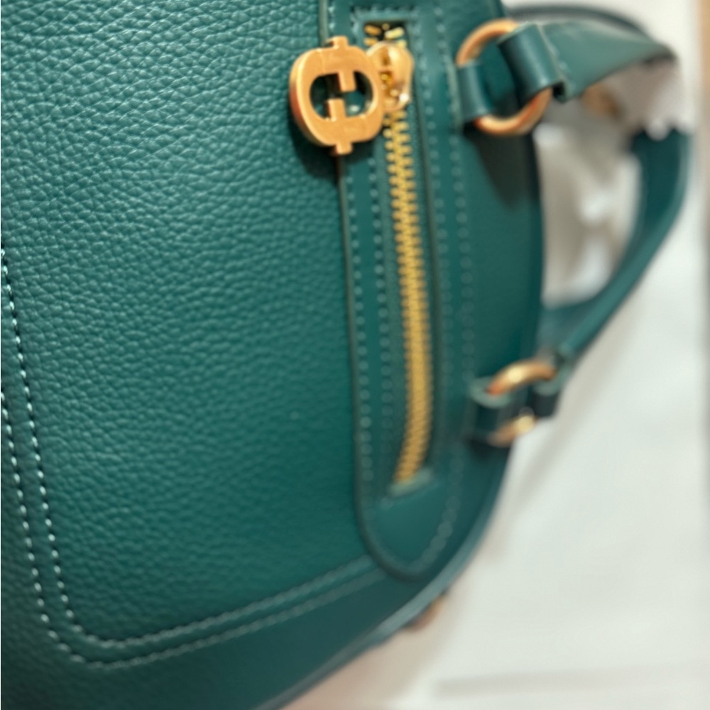 Green Leather Handbag - Picture 7 of 7
